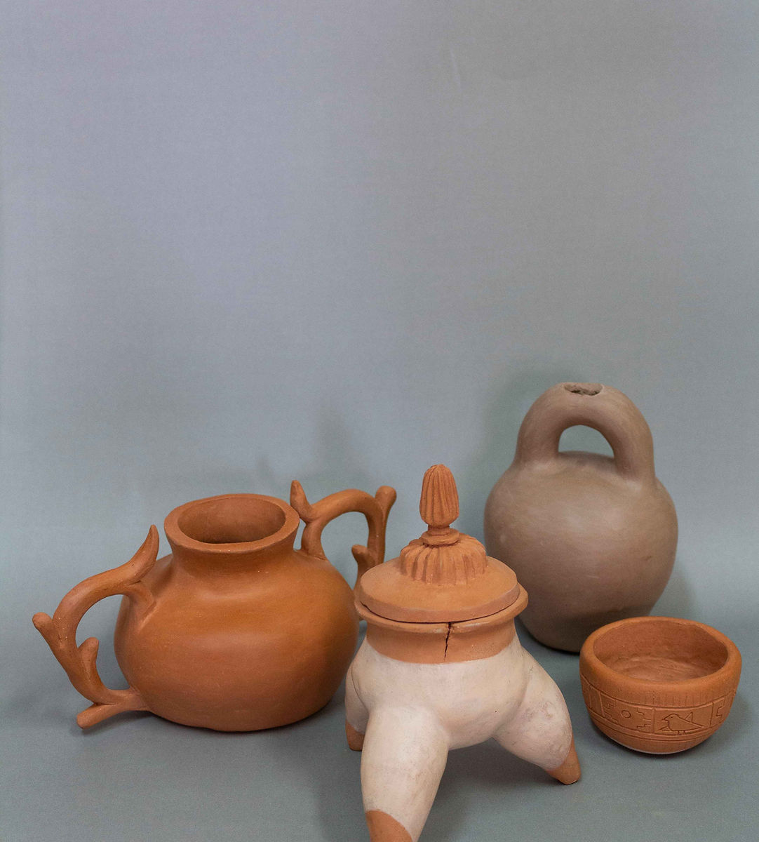 Piezas en cerámica. 